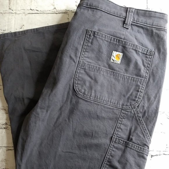 Carhartt Women's Size 18S Rugged Flex Loose Fit Canvas Work Pant - Picture 1 of 5